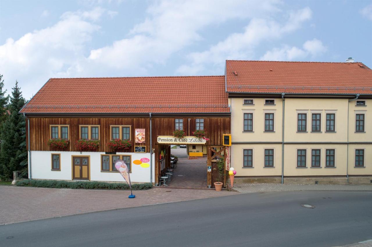 Pension-Cafe-Libelle Elxleben bei Arnstadt Zewnętrze zdjęcie