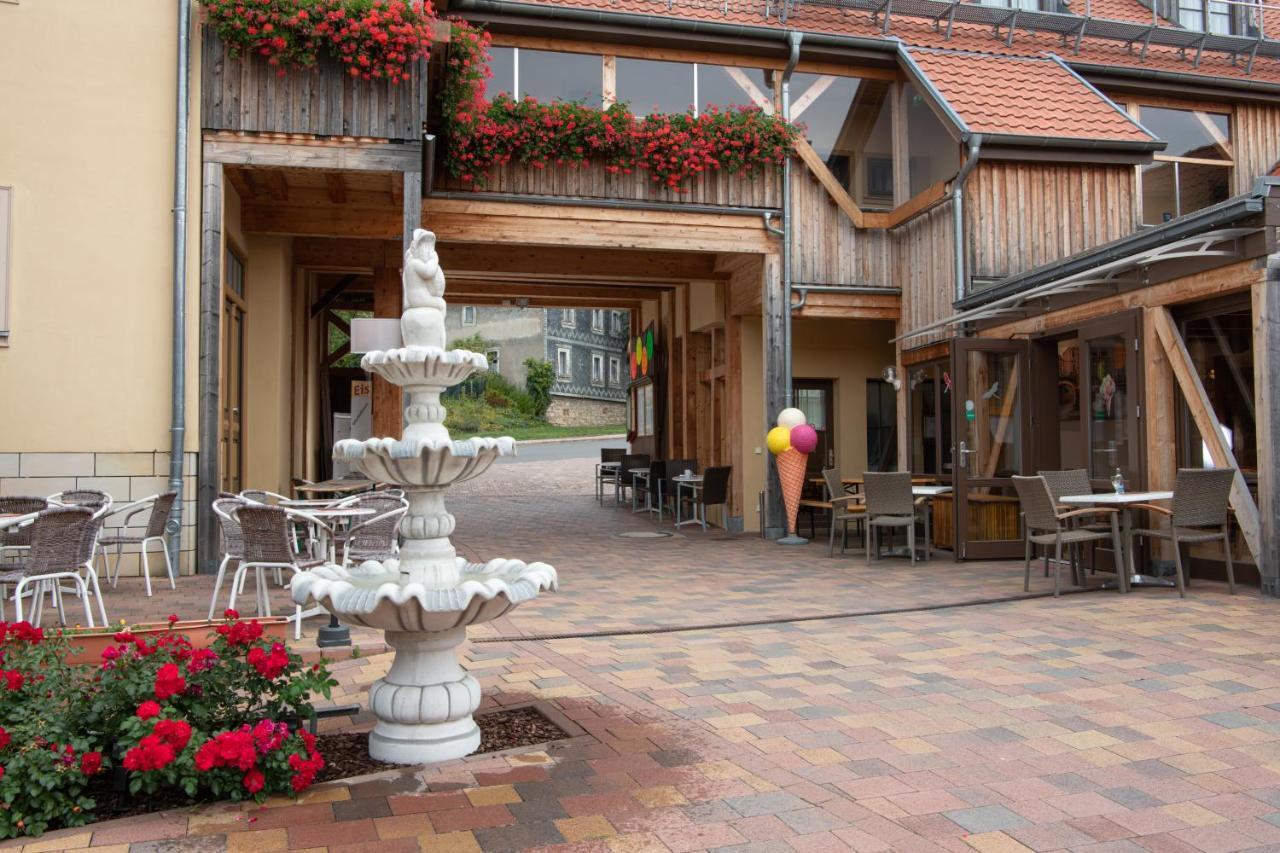 Pension-Cafe-Libelle Elxleben bei Arnstadt Zewnętrze zdjęcie